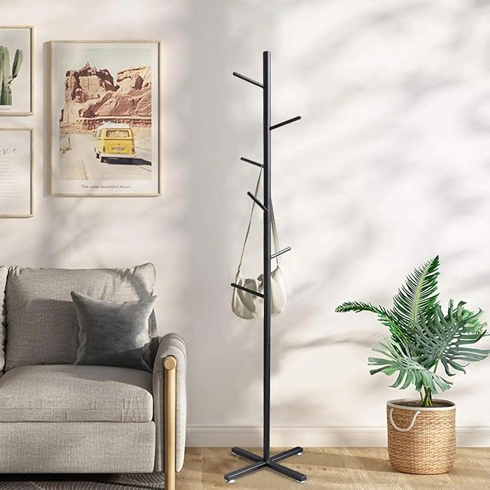 Handbags And Clothes Hanging Stand