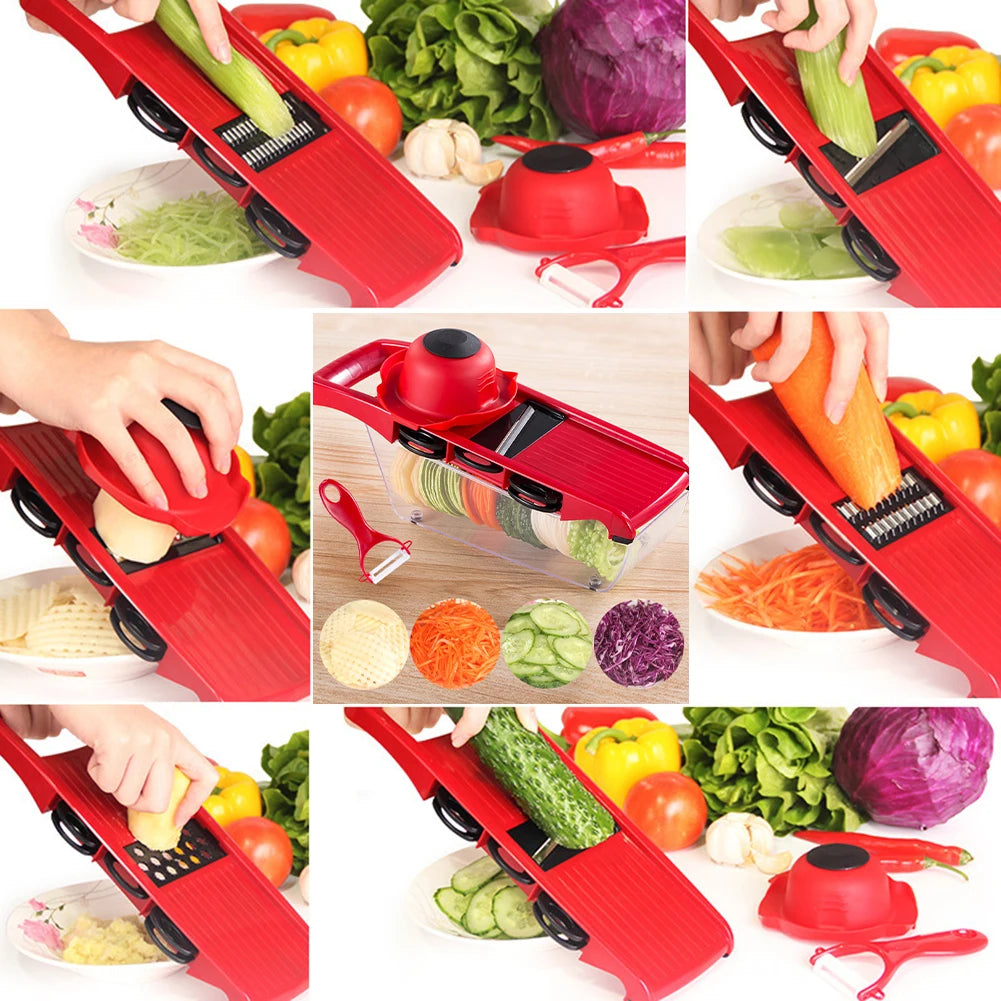 10 in 1 Vegetable Cutter Mandoline Slicer