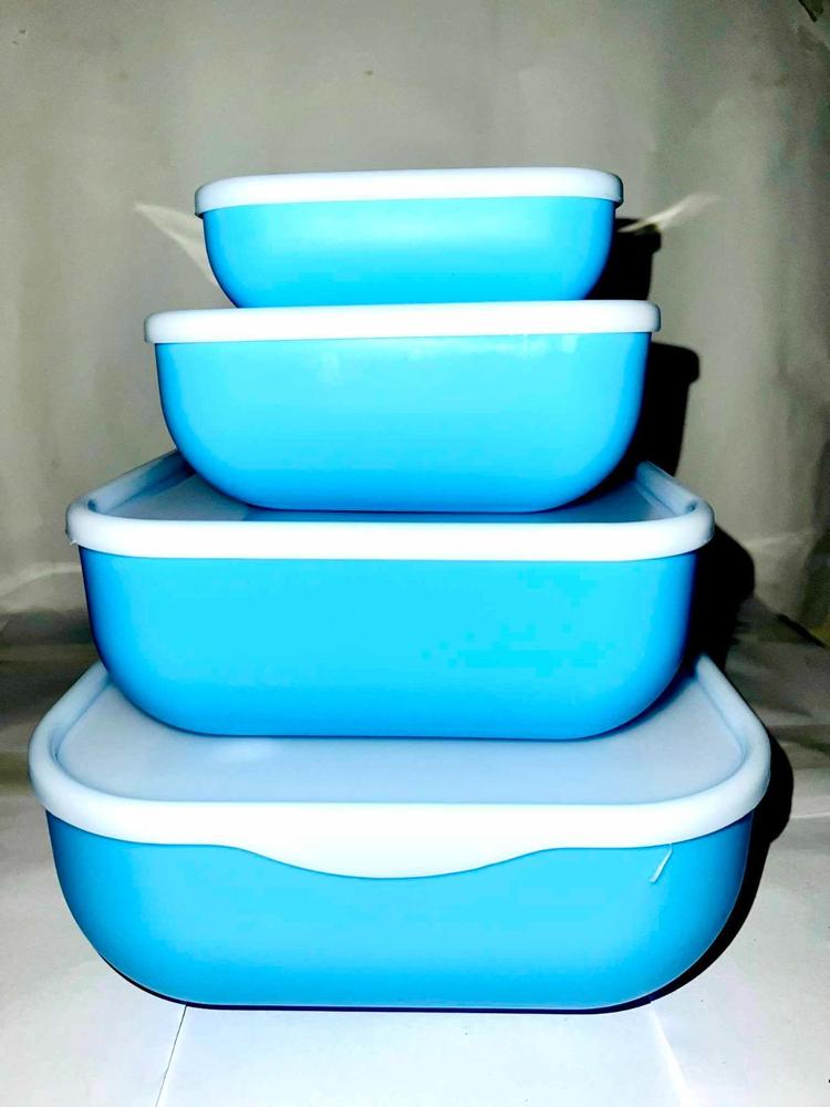 Bowl Set 4-in-1 with Lids and Spoons